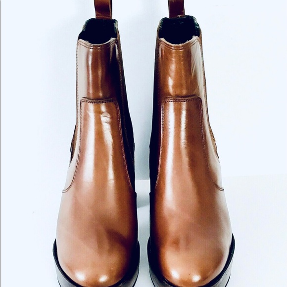 Pons Quintana Nepal Legno Brown leather platform ankle boots. Size 10. NWT - Picture 10 of 15